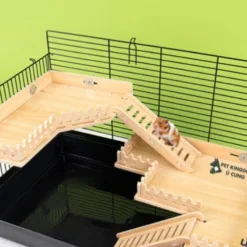 Wooden Cage Floor 47x30x30cm For Hamster